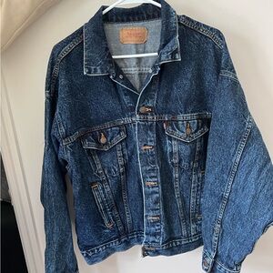✨ Vintage 80s Levi’s ACID Wash DENIM Trucker Blue Jean Jacket XL